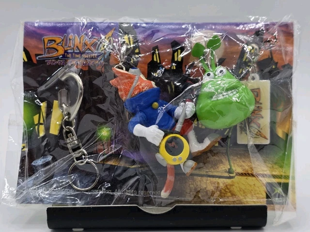 希少 ブリンクス・ザ・タイムスイパー キーホルダー XBOX 2002年 Blinx The Time Sweeper Keychain Figure Microsoft 2002 ‎Xbox