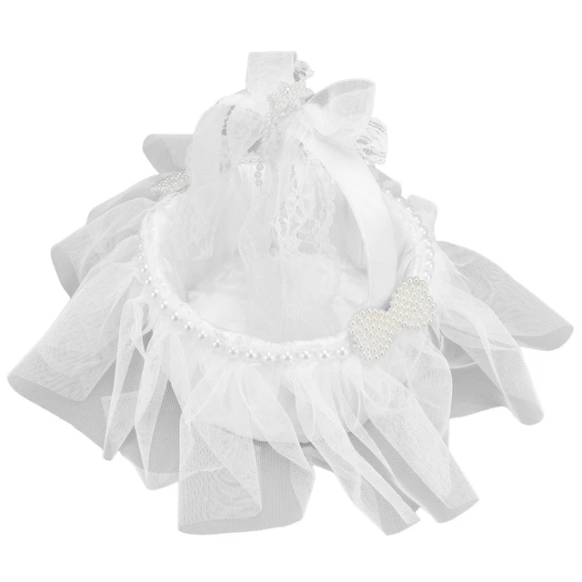 Wedding Flower Girl Basket Flower Girl Basket Elegant Satin For Banquet For