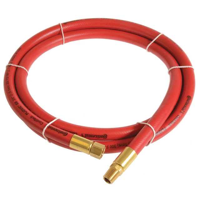CONTINENTAL PLR05030-10-31 Air Hose,1/2"I.D.,10 ft.