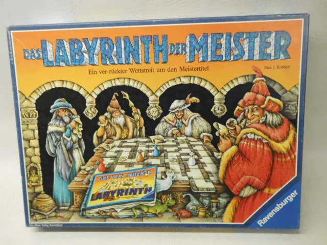Ravensburger - Labyrinth Der Meister - Ein Ver-Rückter Wettstreit - 1991