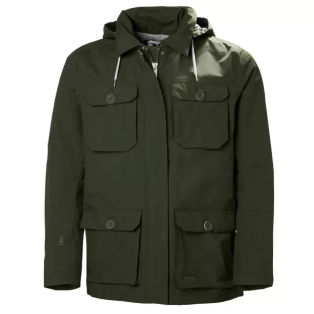 HELLY HANSEN Kobe Field Jacket Waterproof Hooded Coat, Small Khaki BNWT RRP £200