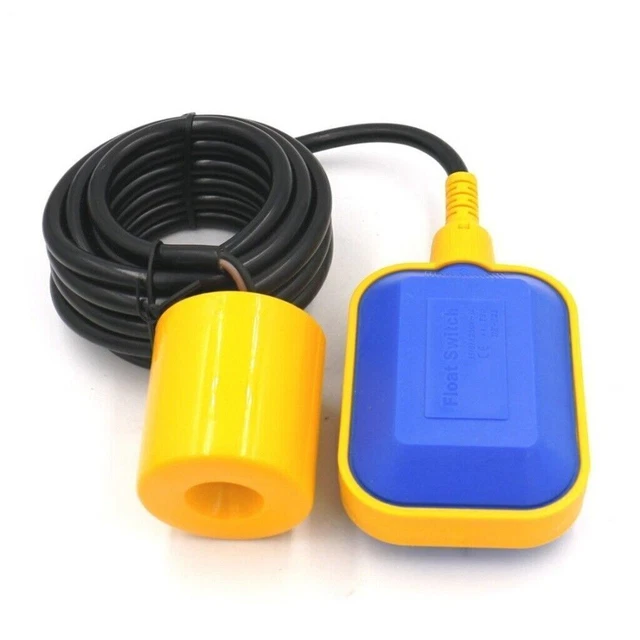 FLOAT SWITCH LIQUID Fluid Water Level Sensor Pump Tank Pond Controller ...