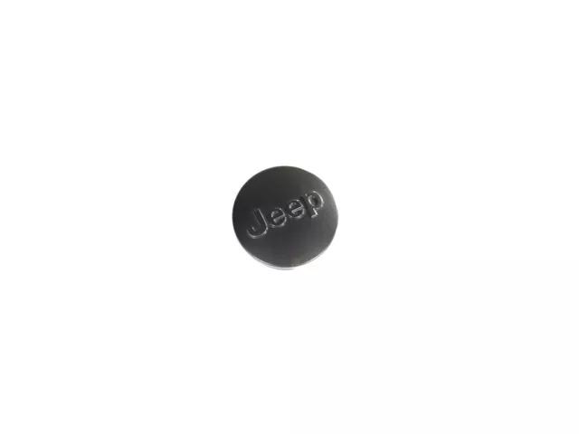 Genuine OEM Mopar Grey Wheel Center Cap for Jeep Wrangler with Aluminum Wheels