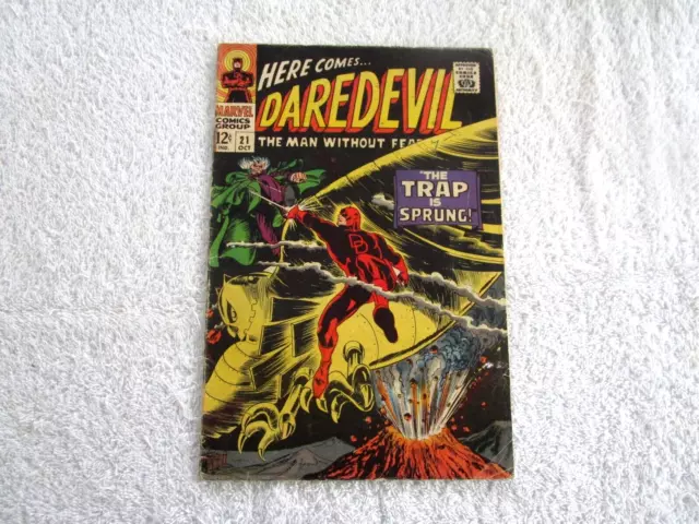 Marvel Comics DAREDEVIL #21 (1966) in VERY GOOD PLUS condition