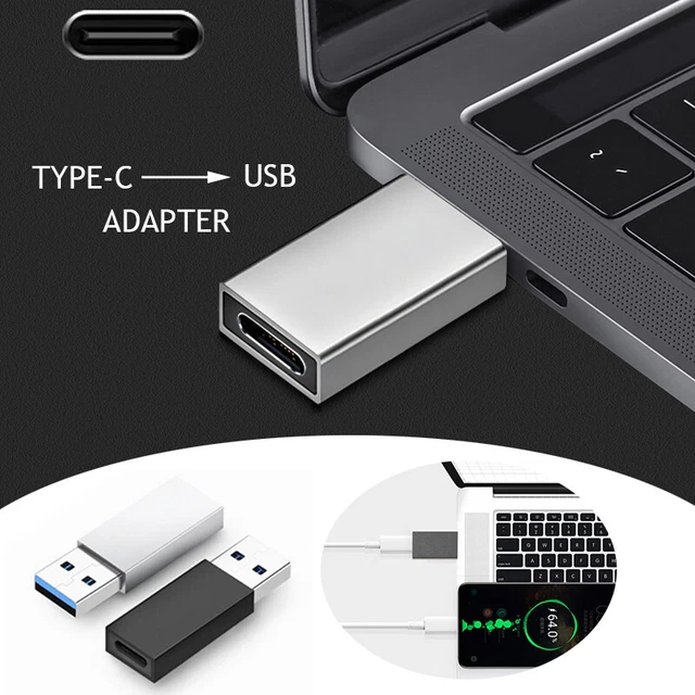 Adaptateur USB-C Femelle Vers USB 3.0 A Mâle - USB 3.1 - Pour MacBook, Tablette, Téléphone - NFHK - 9