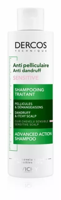 Vichy Dercos DS Anti-Schuppen SENSITIVES Shampoo 200ml juckende Kopfhaut Advanced Actio