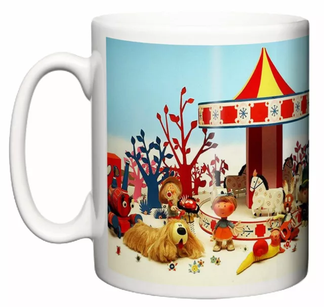 The Magic Roundabout Classic Kids British French TV Show Coffee Tea Mug Gift