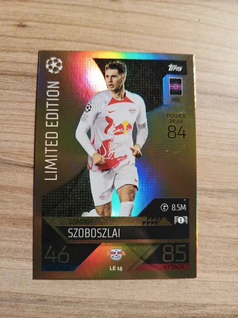 ÉDITION LIMITÉE #LE15 SZOBOSZLAI (RB Leipzig) - TOPPS Match Attax UEFA 2022-23
