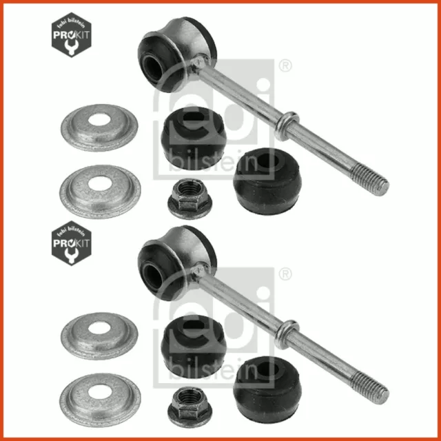 2 x FEBI KOPPELSTANGE PENDELSTÜTZE STABILISATOR SET VORNE VOLVO 3835117