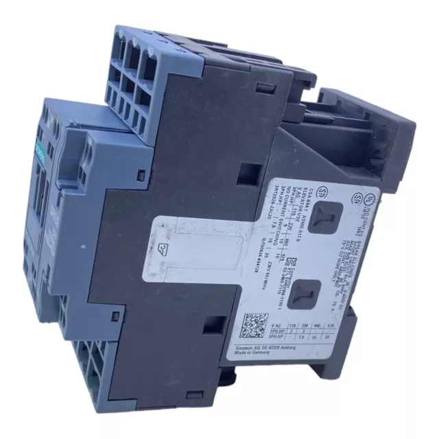 Siemens 3RT2026-2AL20 Protection 3S 3-polig 690V AC 230V 50/60Hz 2