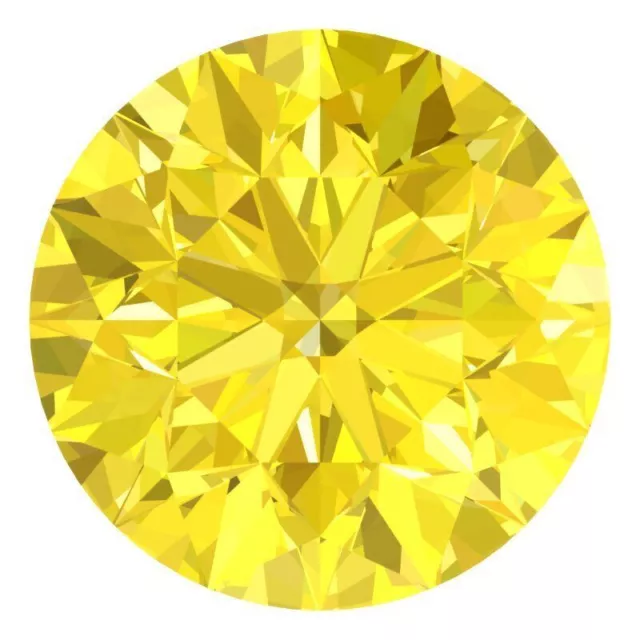 CERTIFIÉ Round Fancy Yellow Color VS 100% Loose Natural Diamond Wholesale Lot