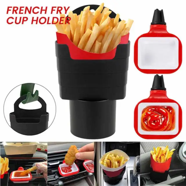 TWIN IN CAR Sauce Holder - Double McDonalds Dip Holders + French