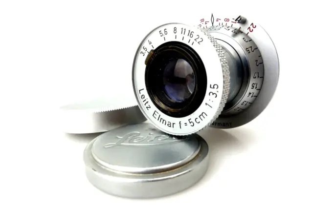 Leitz Leica Elmar 5cm f3,5 No 1047333 M39 chrome ju010
