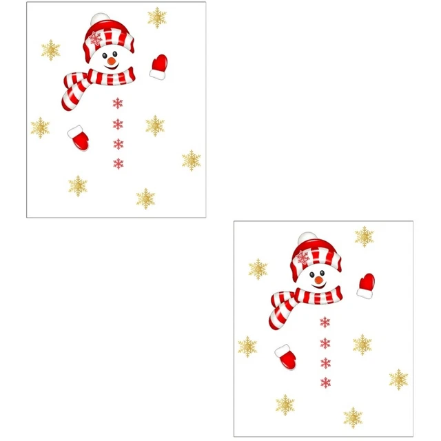 2x Weihnachten Auto Fenster Aufkleber Weihnachten Aufkleber Aufkleber