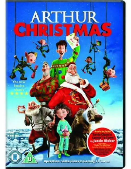 Arthur Christmas DVD Children (2012) Bill Nighy New Quality Guaranteed