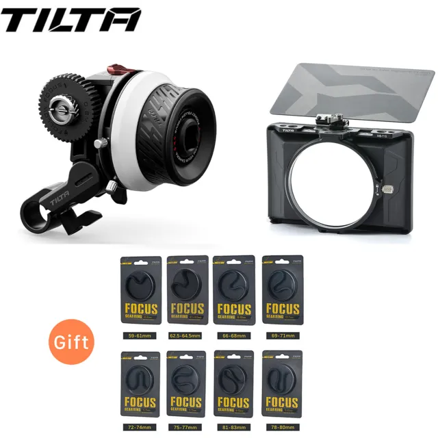Tilta Pocket Follow Focus Lenses with Gear Ring Zoom Control & Mini Matte Box