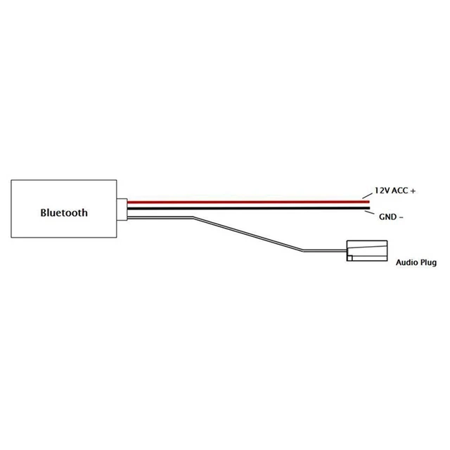 Voiture Bluetooth Module 20cm Câble Audio Aux Adaptateur Neuf Pratique Portatif 2