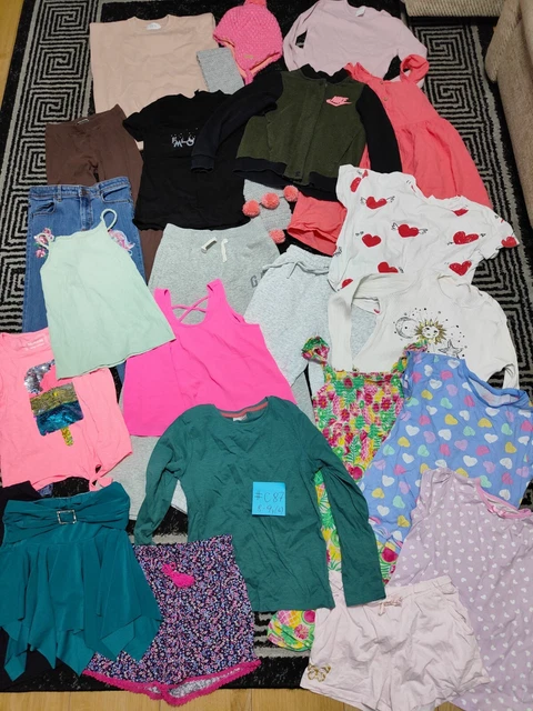 #C87 Enorme pacchetto di vestiti per ragazze 8-9 anni GEORGE NEXT PRIMARK ZARA WEDZE MONS
