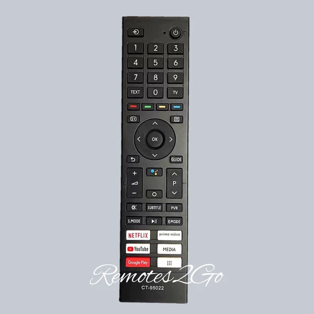 TOSHIBA Replacement TV Remote Control model CT-95022