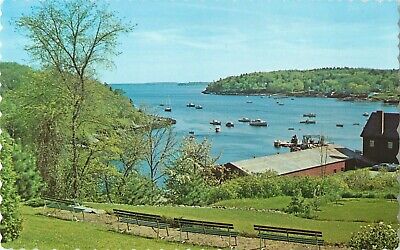 Rockport Maine View of This Beautiful Harbor as Seen from Mary-Lea Park Postcard