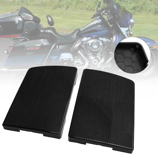 6X9" Saddlebag Lid Perforated Speaker Grills For Touring Electra Glide 93-13 SA