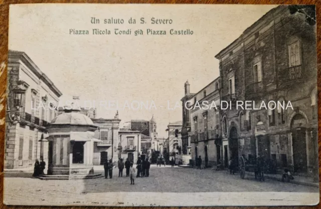 CARTOLINA SAN SEVERO (Foggia) - ANNO 1917 - fp - Viaggiata - Vedi affrancatura