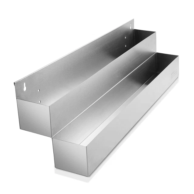 Double Tier Speed Rails, Stainless Steel Liquor Bottle Holder Racks for Bars