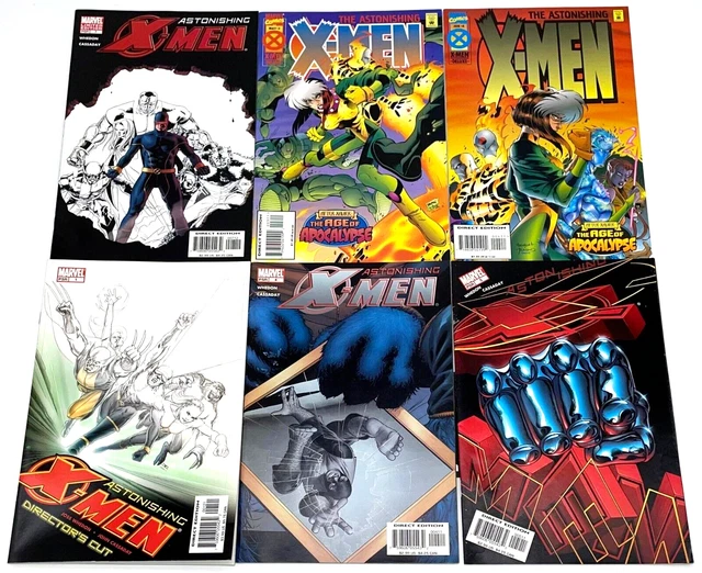 1995 2004 2005 Marvel Comics The ASTONISHING X-MEN Lot of 6 Issues 1 3 4 5 7