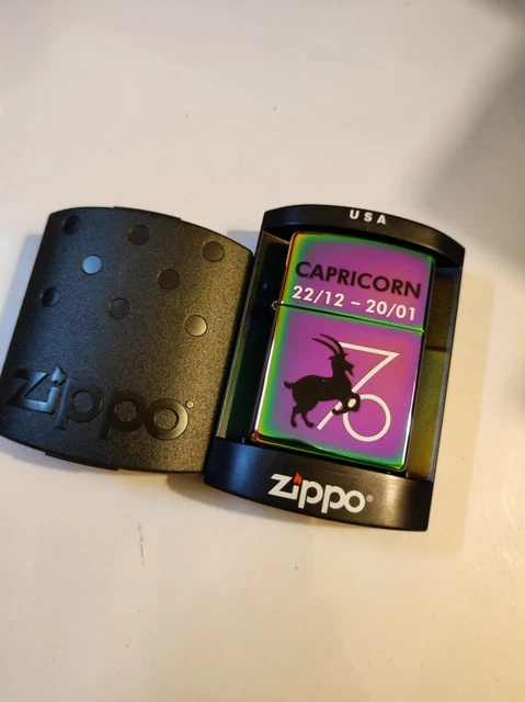 Zippo 290642 Capricorn Zodiac Lighter Case - No Inside Guts Insert