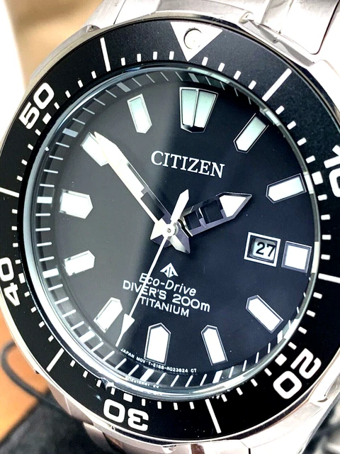 Orologio Citizen Promaster Eco-Drive BN0269-50W - Uomo, Acciaio, Quadrante Verde, 20 Bar - Foto 4