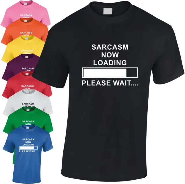 Sarcasm Now Loading Children's T Shirt Funny Kid's Youth Tee Cool Humour Gift