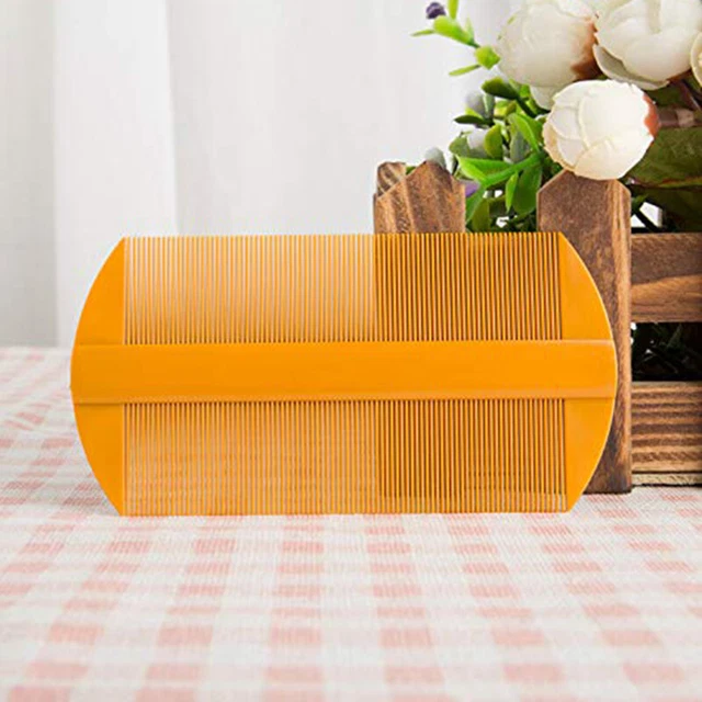 DOUBLE SIDED NIT Combs for Head Lice Detection Remove Lice Eggs Plastic