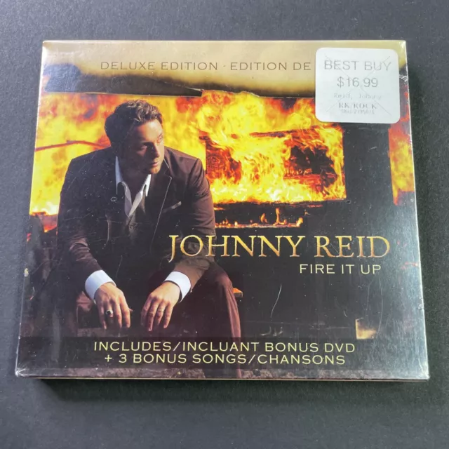 Johnny Reid, Fire It Up (CD, 2012) BRAND NEW SEALED, Best Buy Price Sticker
