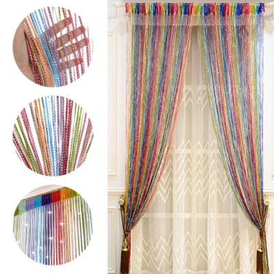 Tenda TENDA A FILI MULTICOLORE DIVISORIO STANZE PORTE BALCONI DECORAZIONE 150x300 CASA 