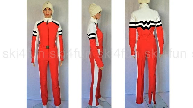 BOGNER DAMEN SOFTSHELL JET SKIANZUG OVERALL CAT ROT UVP 1499 € Gr 36L S 72 NEU