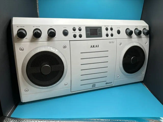 Sistema de karaoke iKaraoke KS303W-BT Bluetooth CD&G, con micrófono-blanco