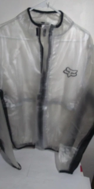 Fox MX Fluid Racing Rain Jacket Size Small Motocross Dirt Bike