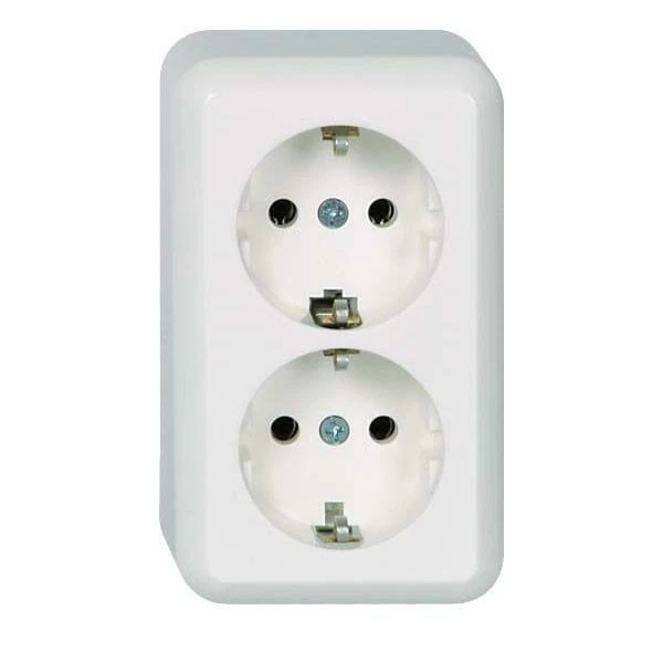 Elso prise rw 395404 couvercle IP20 prises de courant blanc pur plastique