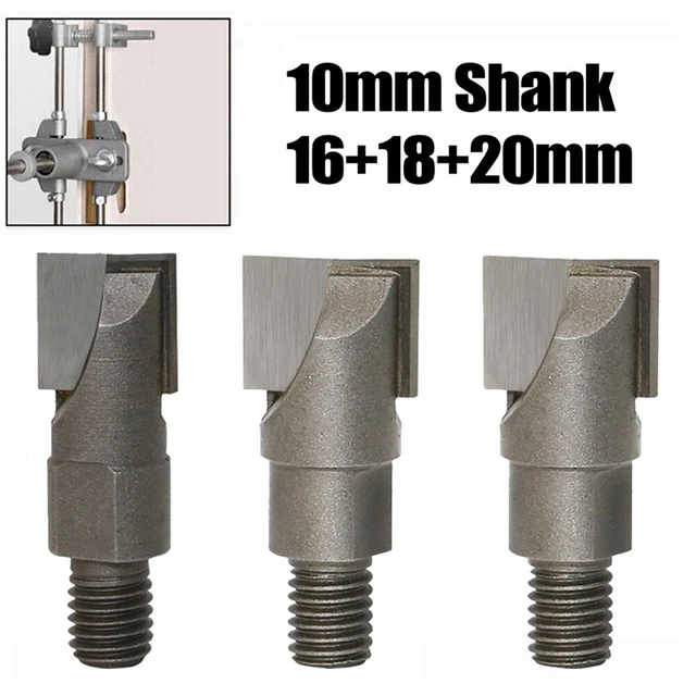Serrure de porte fente bit de fraisage 10 mm tige adaptée aux portes peintes 3