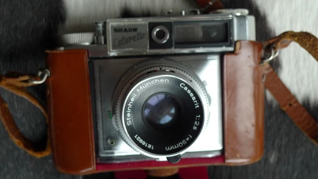 Alte Kamera Braun Colorette Steinheil München Cassarit 50 mm West Germany