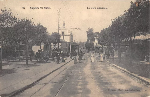 Cpa 95 Enghien Les Bains / Outdoor Station