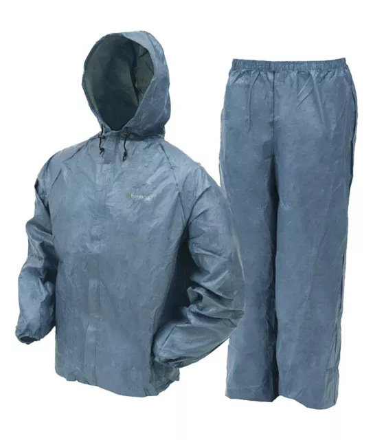 FROGG TOGGS Men's Ultra-Lite 2 All-Sport Waterproof Breathable Rain Suit Blue M