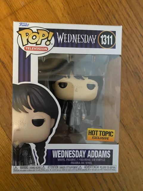 Funko Pop Netflix TV Wednesday Addams # 1311 In Hand - New Hot Topic Exclusive