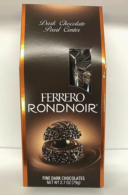 Ferrero Rondnoir Fine Dark Chocolates Pearl Center Rocher 8pcs