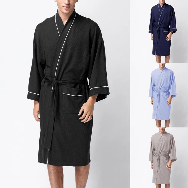 Lovers Bathrobe Soft Cotton Bathrobe Hot Spring Robe with Foam