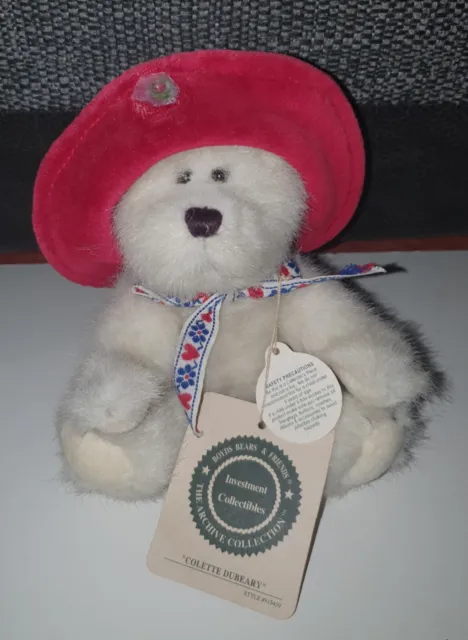 Boyds Bears And Friends Colette Dubeary 7inch Plush Soft Toy Teddy Bear Vintage