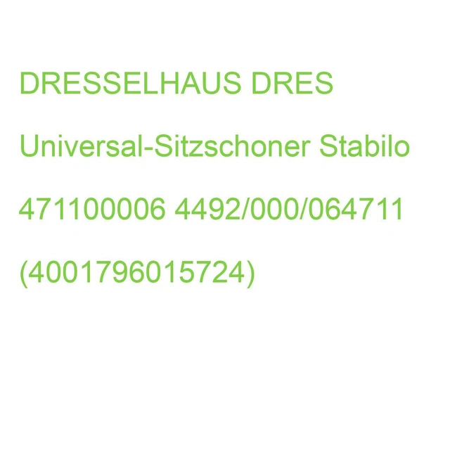 DRES Universal-Sitzschoner Stabilo 471100006 4492/000/064711 (4001796015724)