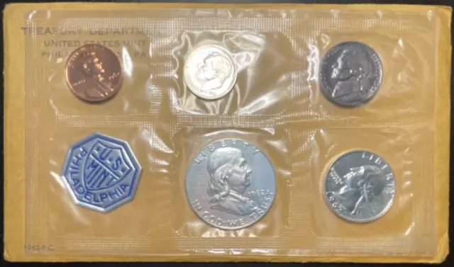 1962 P US Mint Silver Proof Set