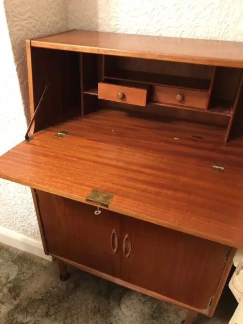 Vintage Jentique Mid Century Teak Bureau 2