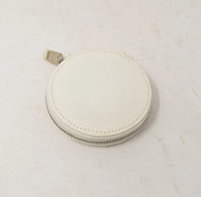 Marc Jacobs Womens Round Coin Purse Pouch White Marc Jacobs Womens Round Coin Purse Pouch White